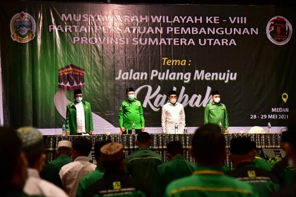 Hadiri Muswil VIII PPP Sumut, Gubernur Edy Rahmayadi Harapkan Kader Besarkan Partai Warisan Ulama